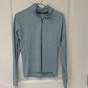 Nike Half-Zip Long Sleeve Top - Like New - Women’s XS - Light Blue